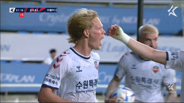 결승골을 터뜨린 니실라 ©팀 트웰브 결승골을 터뜨린 니실라 ©팀 트웰브