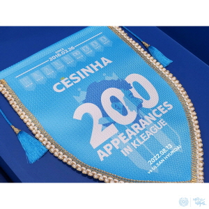 세징야의 200경기 출전을 기념하는 스페셜 페넌트 ©대구 FC 제공