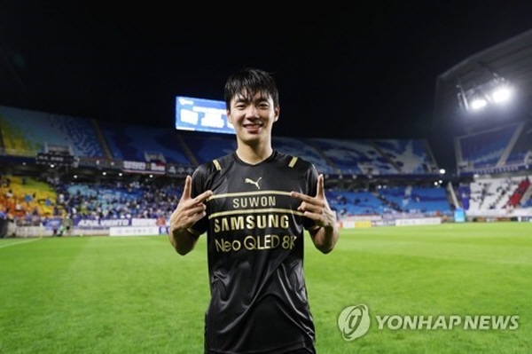 수원 삼성 소속의 전진우 ©연합뉴스 제공 수원 삼성 소속의 전진우 ©연합뉴스 제공