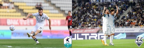 전남 드래곤즈 플라나(왼쪽 사진)와 울산 현대 마틴 아담(오른쪽 사진 왼쪽) ©연합뉴스=한국프로축구연맹 제공 전남 드래곤즈 플라나(왼쪽 사진)와 울산 현대 마틴 아담(오른쪽 사진 왼쪽) ©연합뉴스=한국프로축구연맹 제공