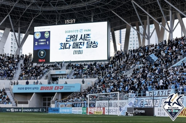 신임 감독 최원권 감독 지휘 아래 더욱 섬세해진 대구의 ‘딸깍축구’ ©연합뉴스=한국프로축구연맹 제공 신임 감독 최원권 감독 지휘 아래 더욱 섬세해진 대구의 ‘딸깍축구’ ©연합뉴스=한국프로축구연맹 제공